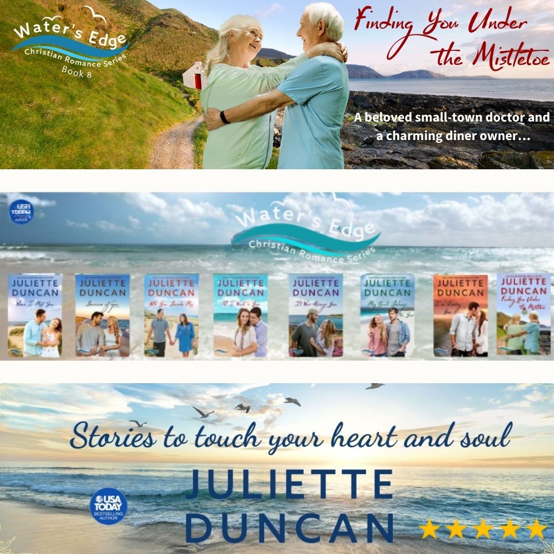 Finding You Under the Mistletoe - Book 8 in The Water's Edge Christian Romance Series