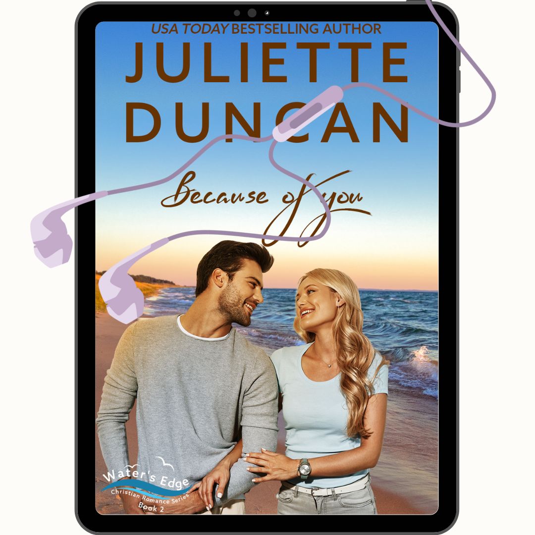 Because of You - Book 2 in The Water's Edge Christian Romance Series