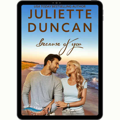 Because Of You - Book 2 The Water's Edge Christian Romance Series (Audiobook)