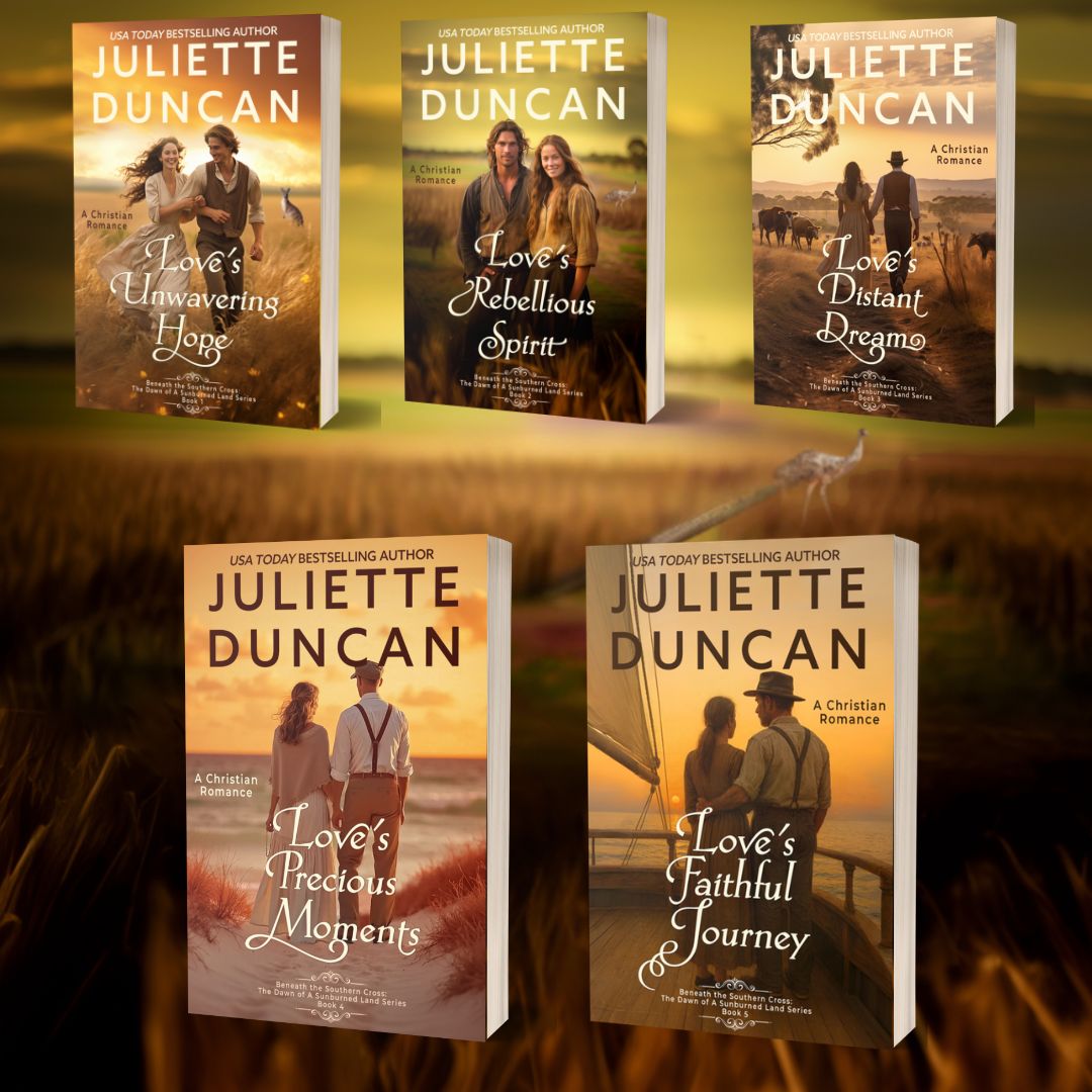 Beneath the Southern Cross: The Dawn of a Sunburned Land Series BOOKS 1-5  PAPERBACK BUNDLE