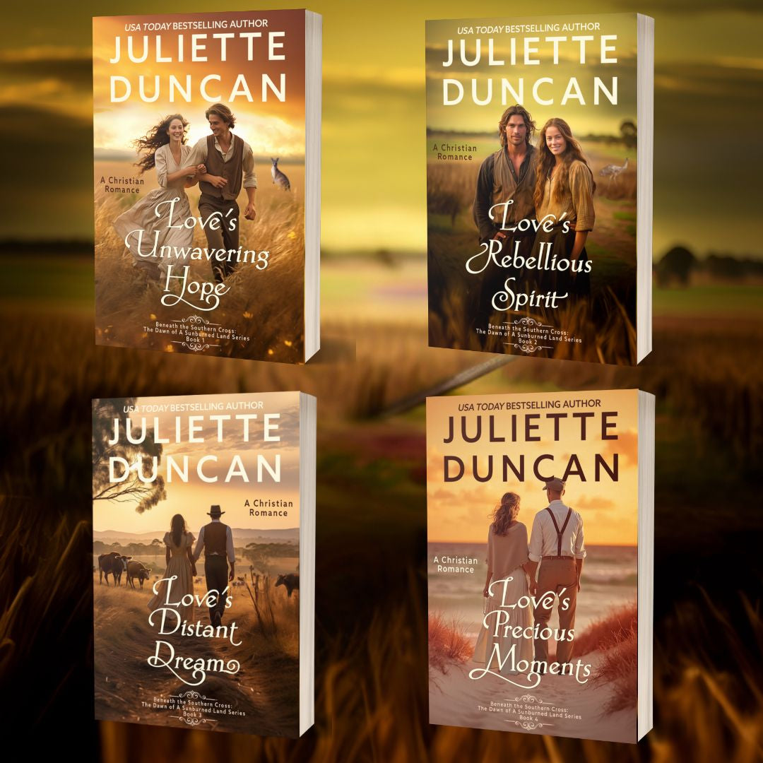 Beneath the Southern Cross: The Dawn of a Sunburned Land Series BOOKS 1-4  PAPERBACK BUNDLE