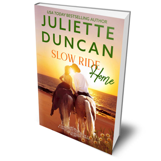 Slow Ride Home: A Mature-Age Christian Romance (A Sunburned Land Series Book 3) US PAPERBACK edition